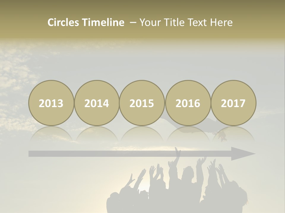 Freedom Team Work Collaboration Concept PowerPoint Template