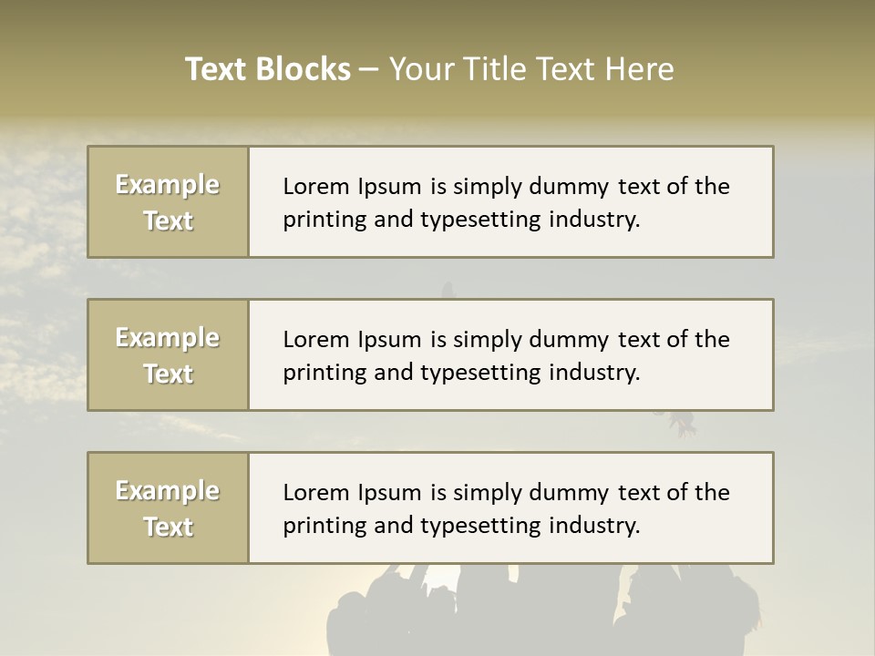 Freedom Team Work Collaboration Concept PowerPoint Template
