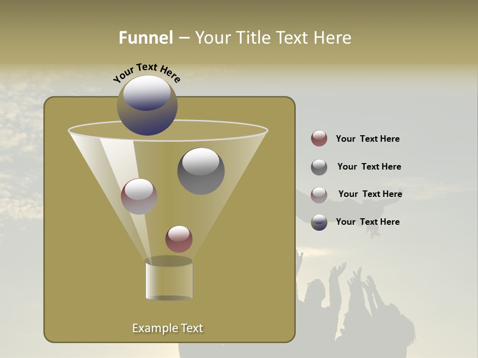 Freedom Team Work Collaboration Concept PowerPoint Template