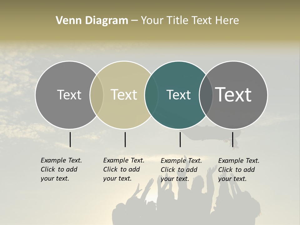 Freedom Team Work Collaboration Concept PowerPoint Template