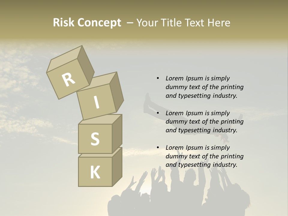 Freedom Team Work Collaboration Concept PowerPoint Template