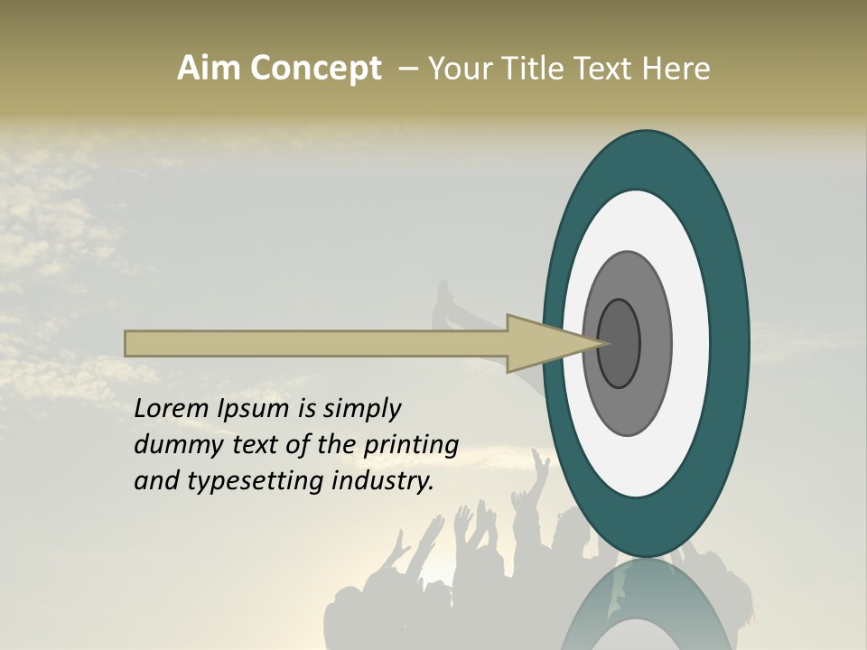 Freedom Team Work Collaboration Concept PowerPoint Template