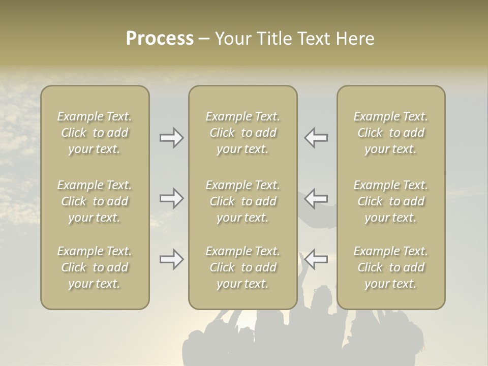 Freedom Team Work Collaboration Concept PowerPoint Template