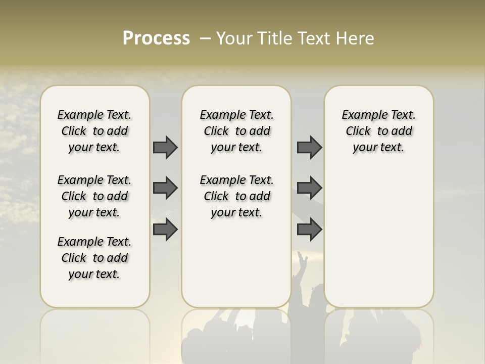 Freedom Team Work Collaboration Concept PowerPoint Template