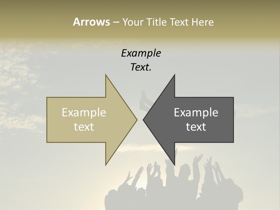Freedom Team Work Collaboration Concept PowerPoint Template