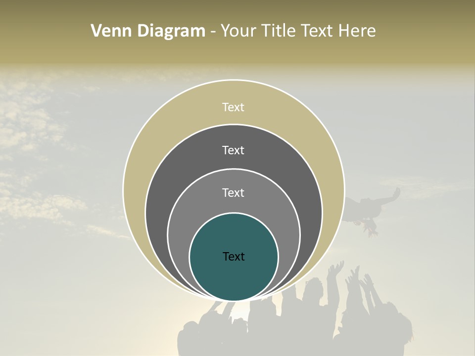 Freedom Team Work Collaboration Concept PowerPoint Template