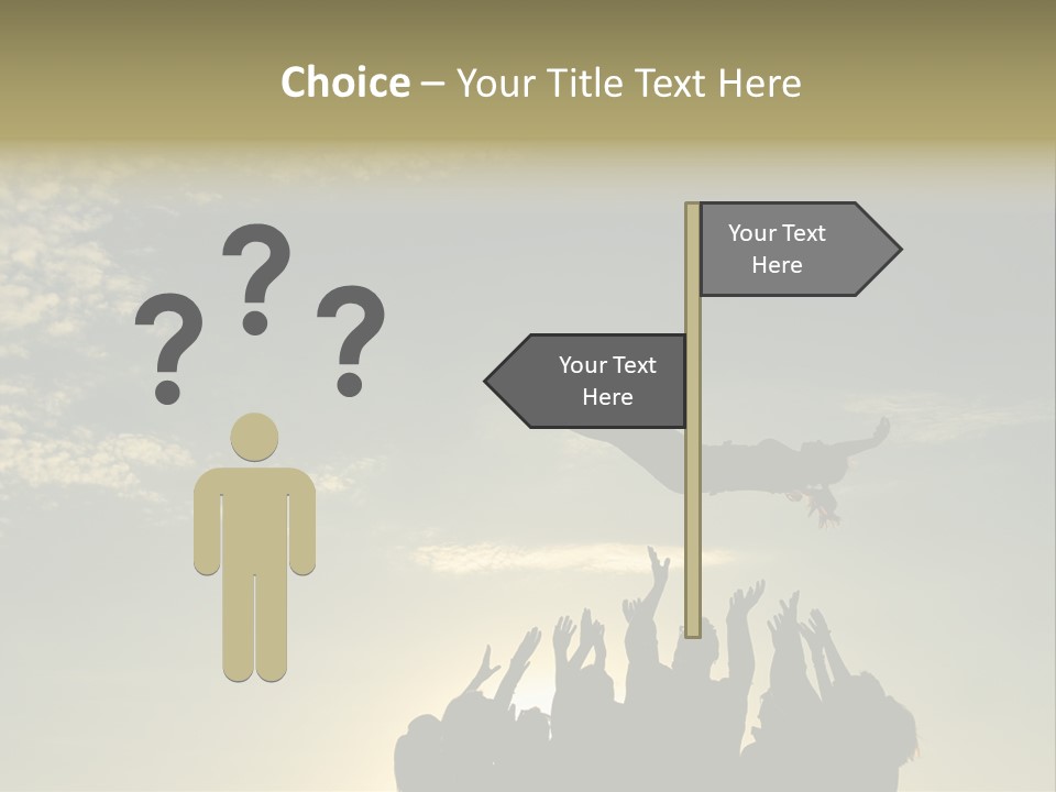 Freedom Team Work Collaboration Concept PowerPoint Template