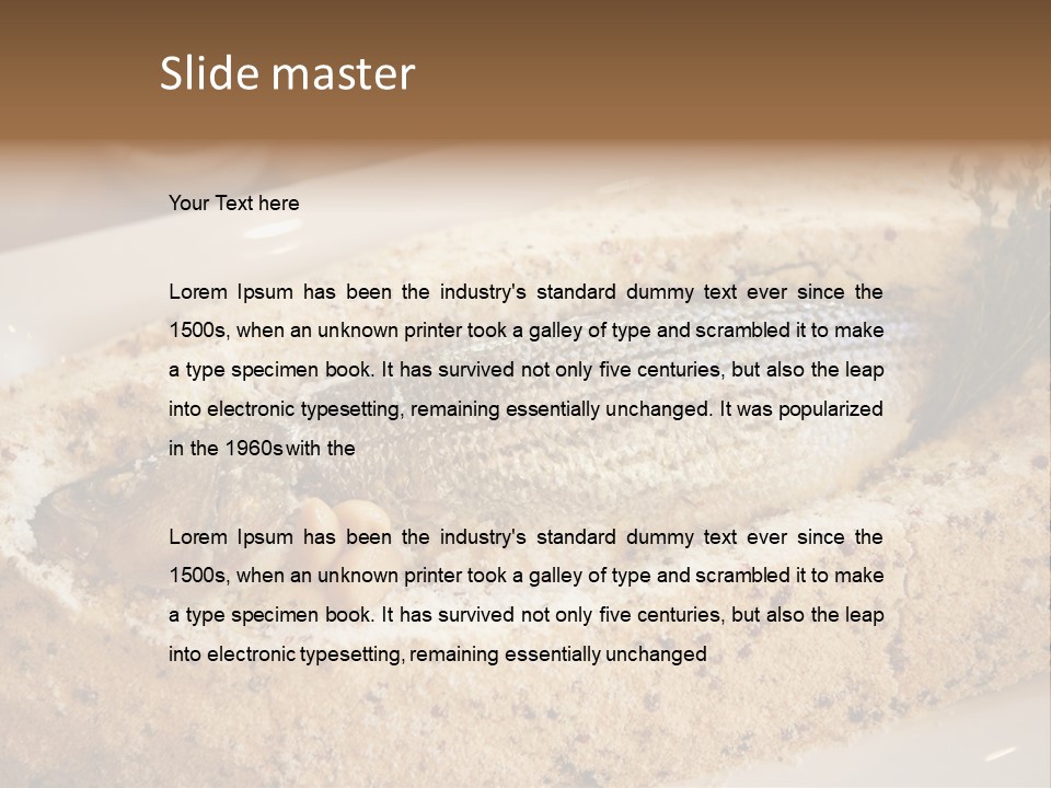 Cuisine Healthy Horizontal PowerPoint Template