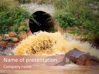 Environment Water Biodegradable PowerPoint Template