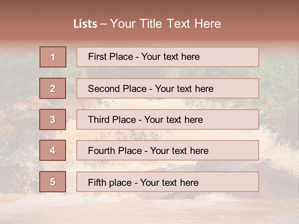 Environment Water Biodegradable PowerPoint Template