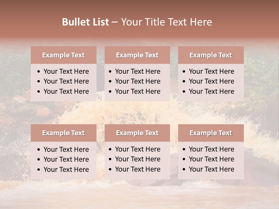 Environment Water Biodegradable PowerPoint Template