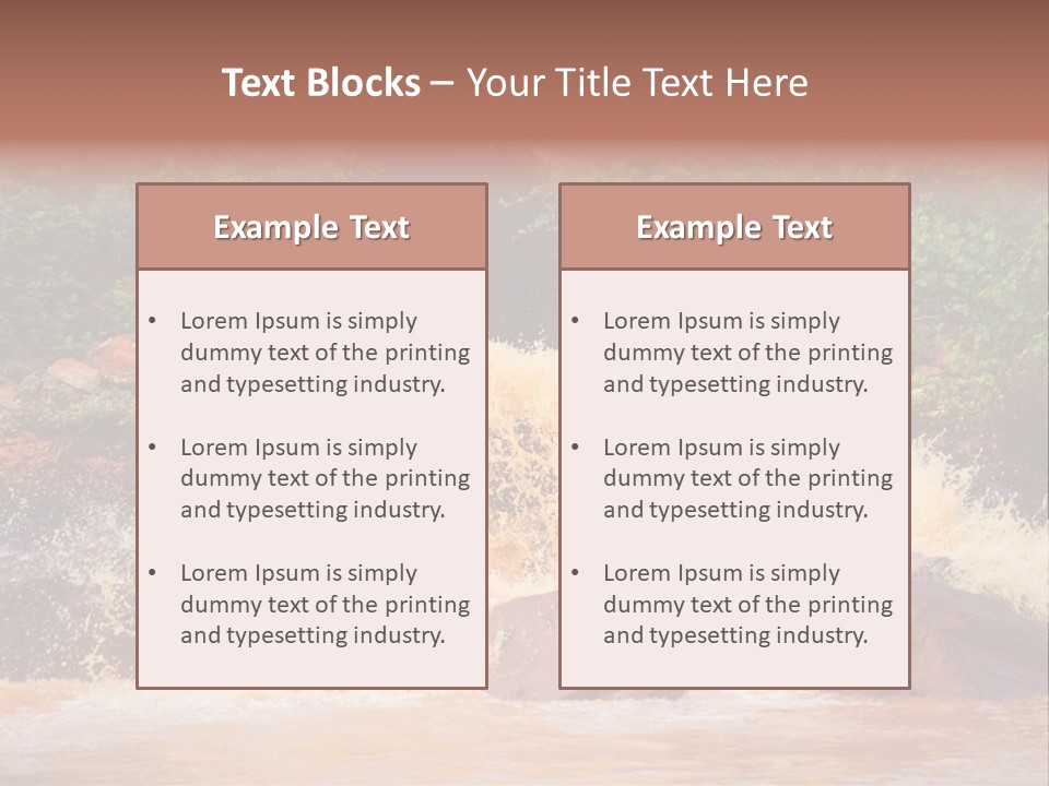 Environment Water Biodegradable PowerPoint Template
