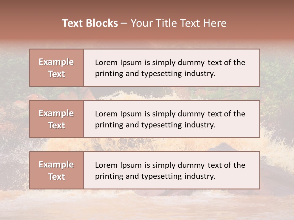 Environment Water Biodegradable PowerPoint Template
