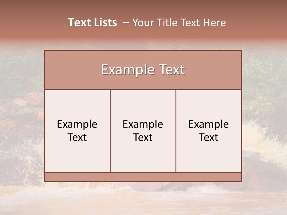 Environment Water Biodegradable PowerPoint Template