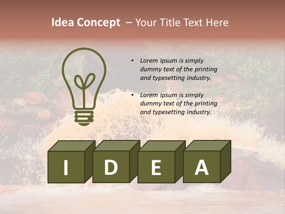 Environment Water Biodegradable PowerPoint Template