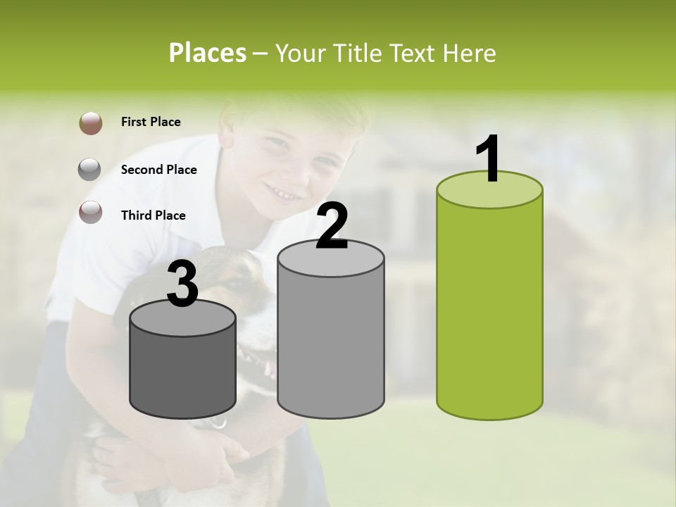 Outdoors Puppy Vacation PowerPoint Template