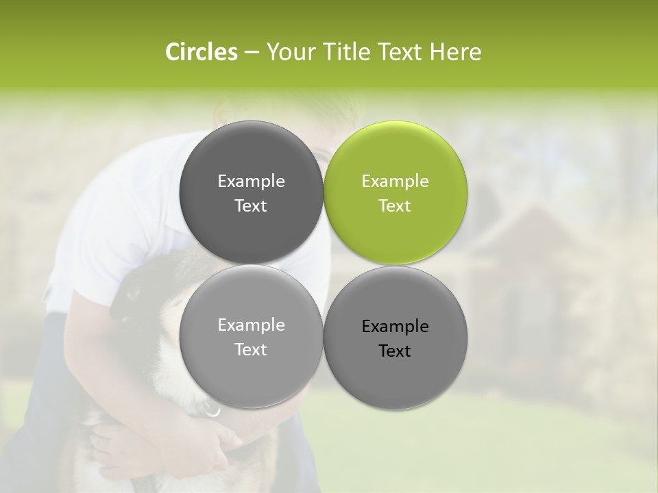 Outdoors Puppy Vacation PowerPoint Template