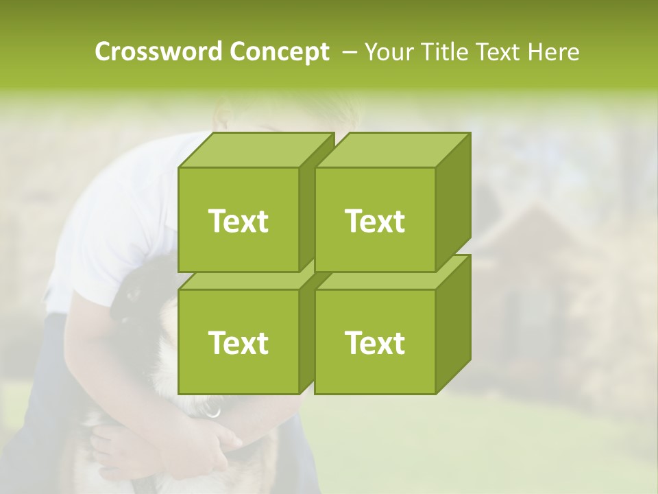 Outdoors Puppy Vacation PowerPoint Template