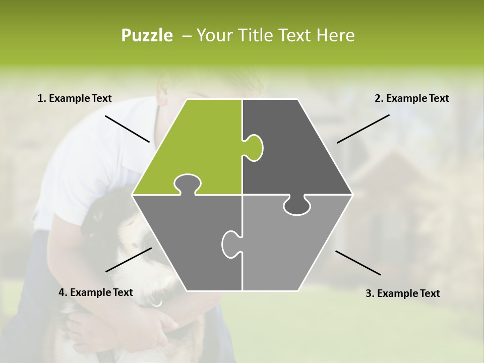 Outdoors Puppy Vacation PowerPoint Template