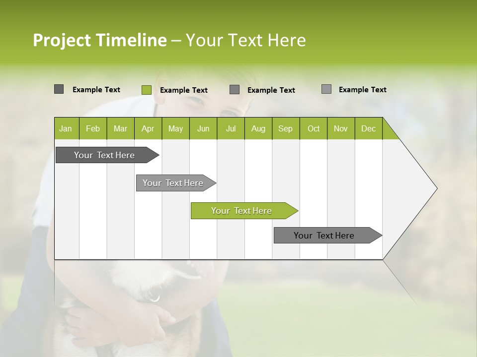 Outdoors Puppy Vacation PowerPoint Template