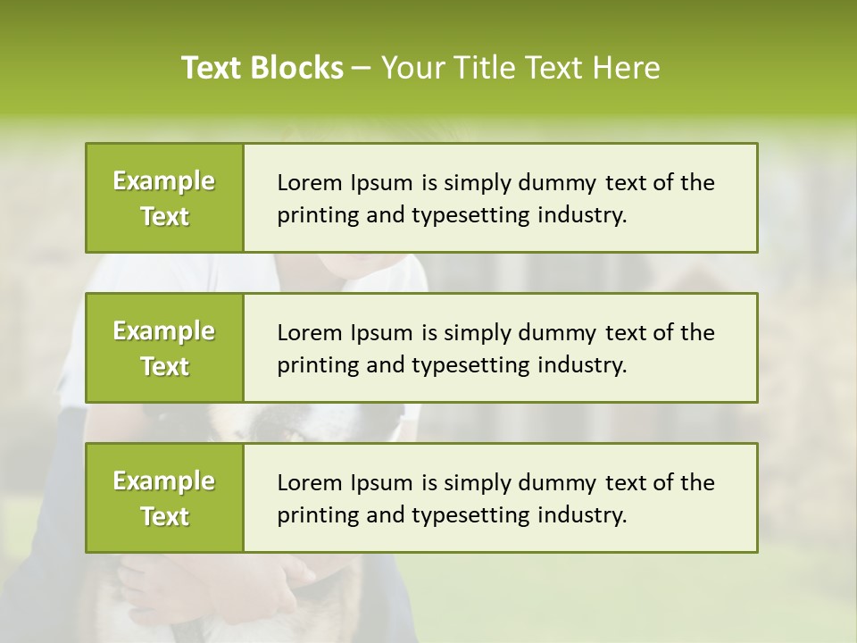 Outdoors Puppy Vacation PowerPoint Template