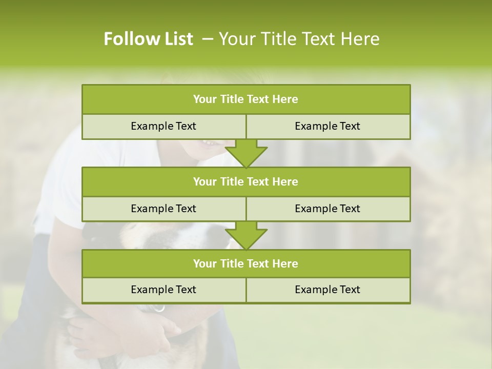 Outdoors Puppy Vacation PowerPoint Template