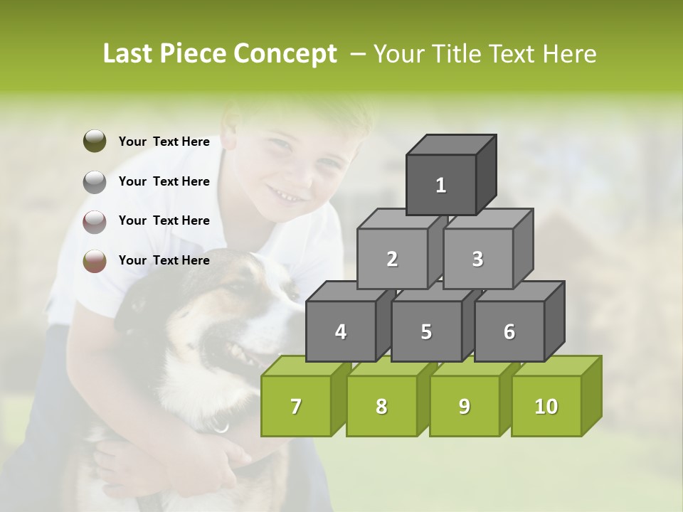 Outdoors Puppy Vacation PowerPoint Template