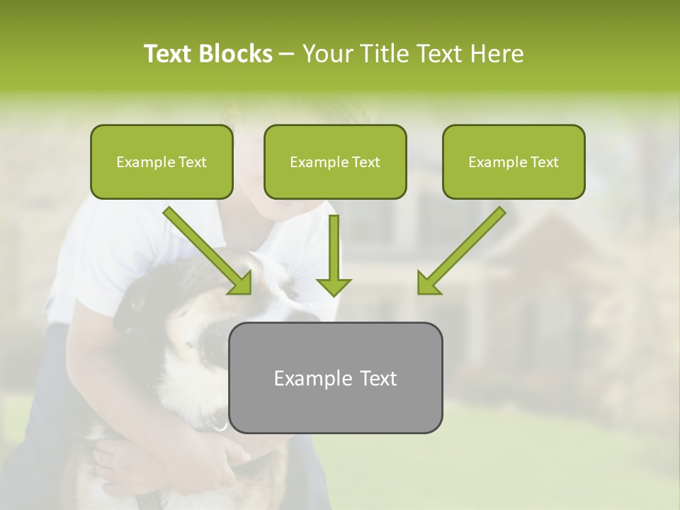 Outdoors Puppy Vacation PowerPoint Template