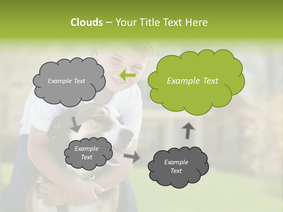 Outdoors Puppy Vacation PowerPoint Template