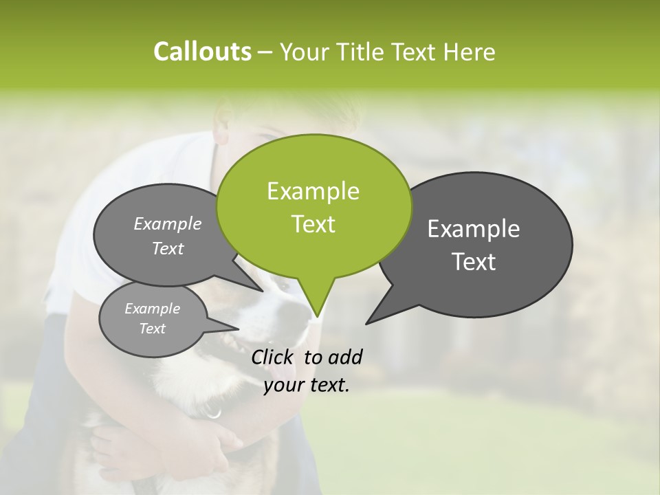 Outdoors Puppy Vacation PowerPoint Template