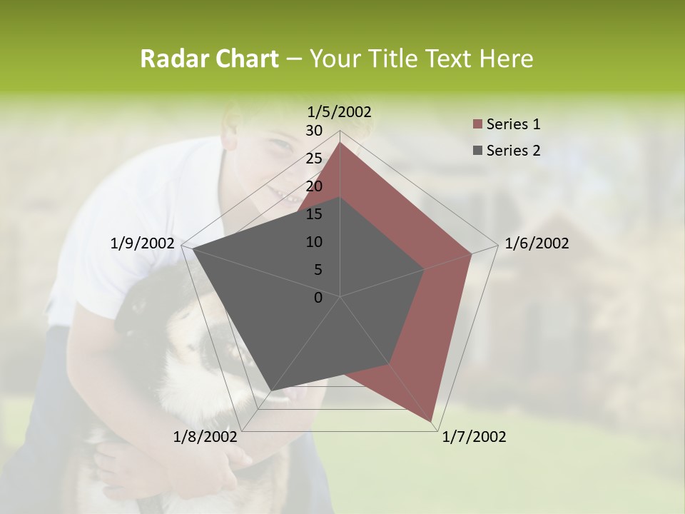 Outdoors Puppy Vacation PowerPoint Template