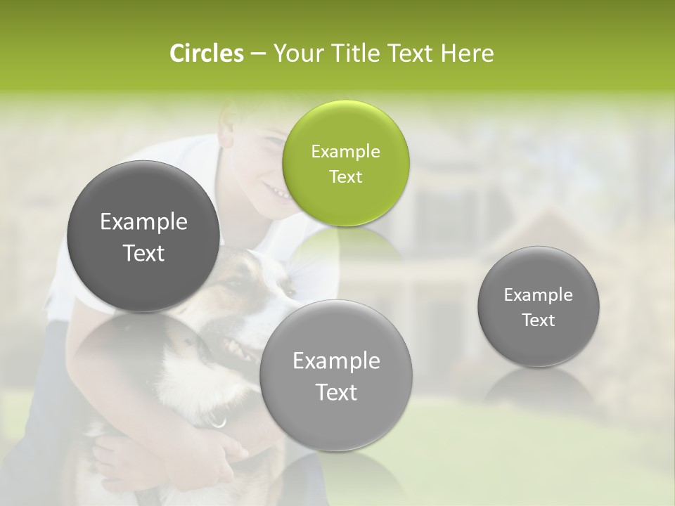 Outdoors Puppy Vacation PowerPoint Template