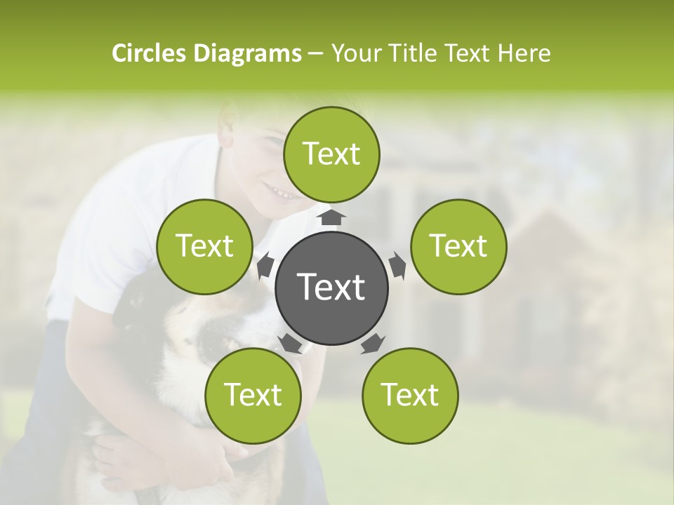 Outdoors Puppy Vacation PowerPoint Template