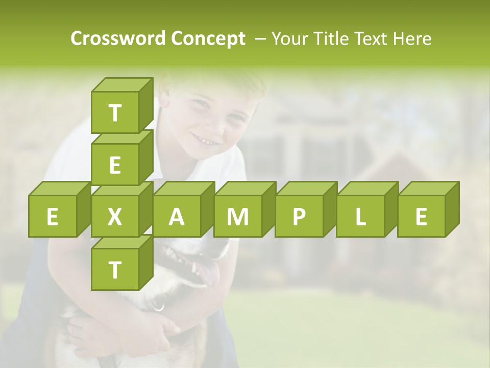 Outdoors Puppy Vacation PowerPoint Template