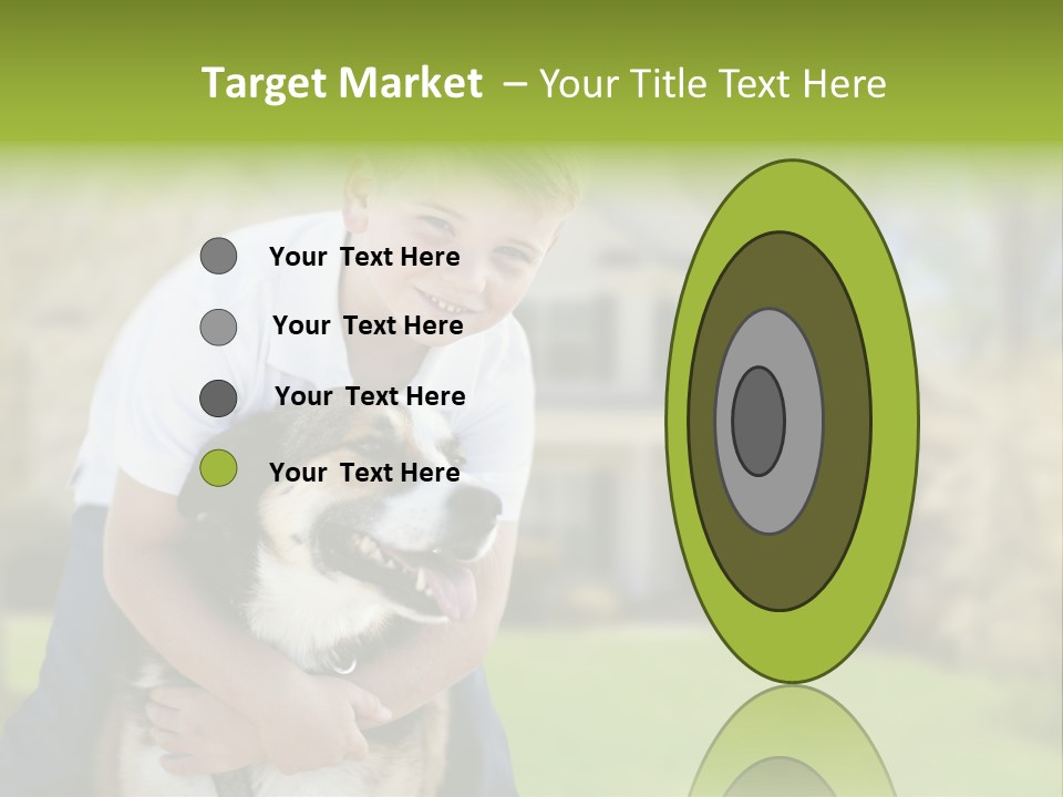 Outdoors Puppy Vacation PowerPoint Template