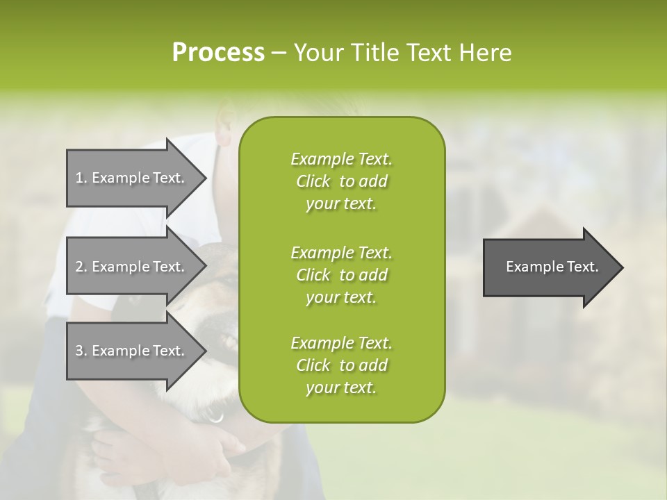 Outdoors Puppy Vacation PowerPoint Template