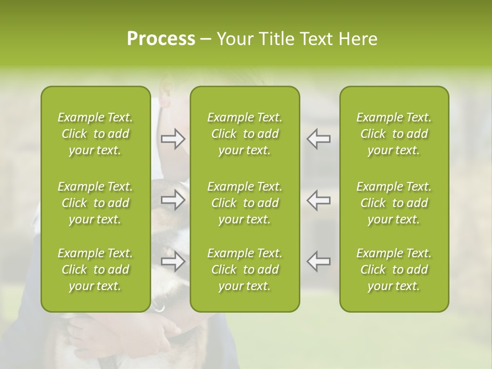 Outdoors Puppy Vacation PowerPoint Template