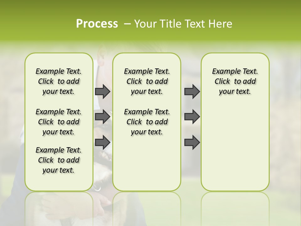 Outdoors Puppy Vacation PowerPoint Template