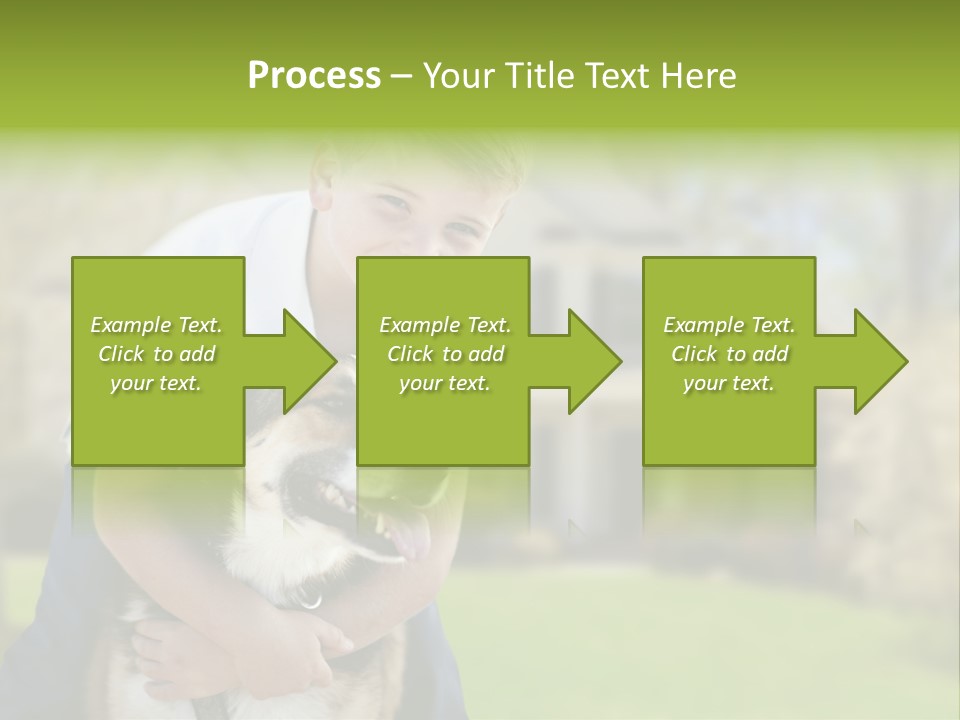 Outdoors Puppy Vacation PowerPoint Template