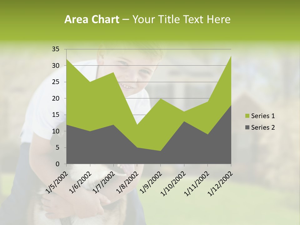 Outdoors Puppy Vacation PowerPoint Template