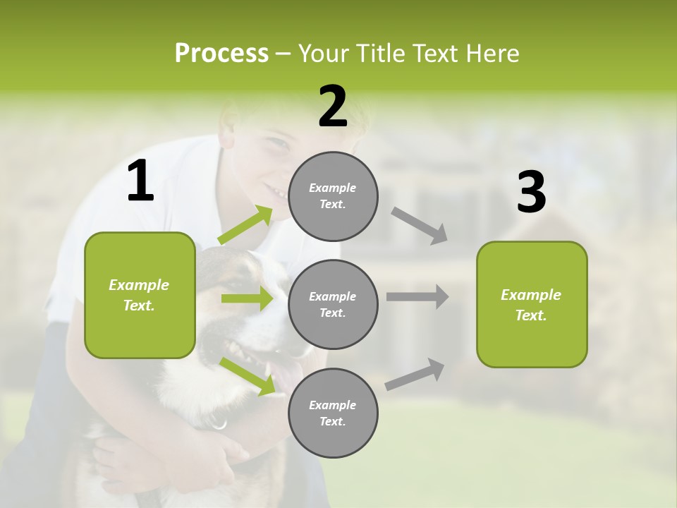 Outdoors Puppy Vacation PowerPoint Template