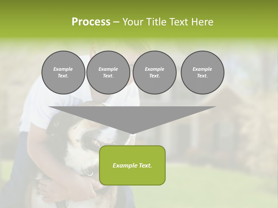 Outdoors Puppy Vacation PowerPoint Template