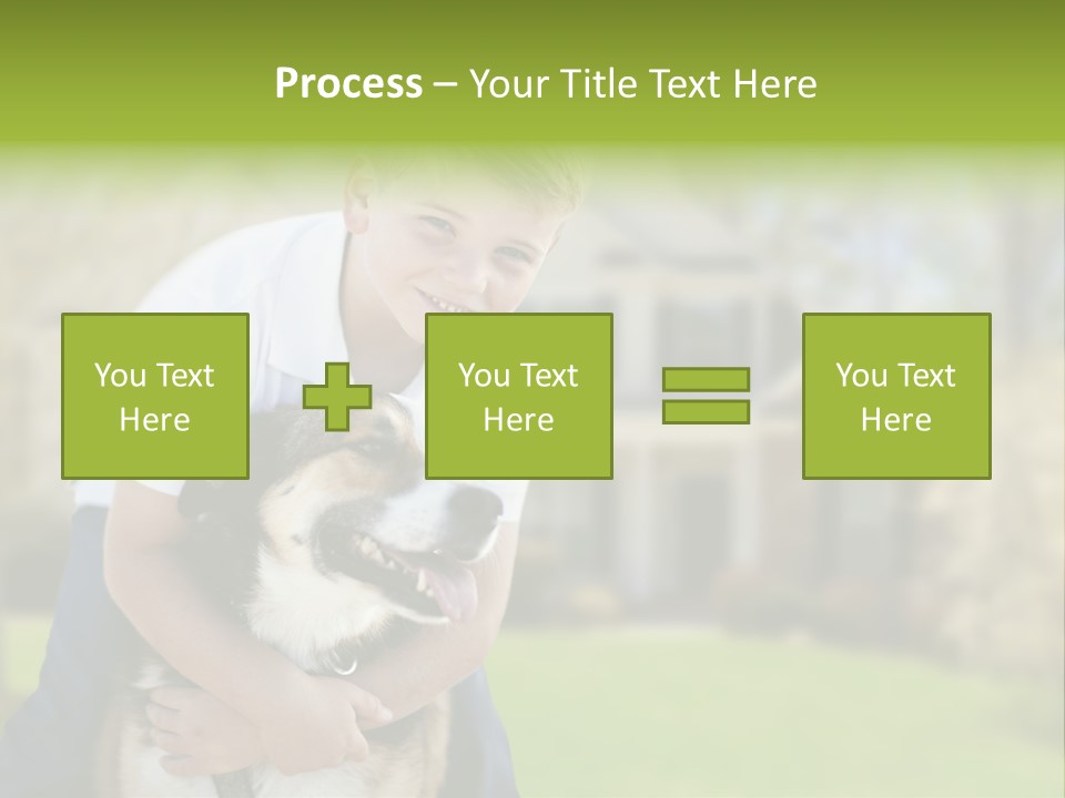 Outdoors Puppy Vacation PowerPoint Template