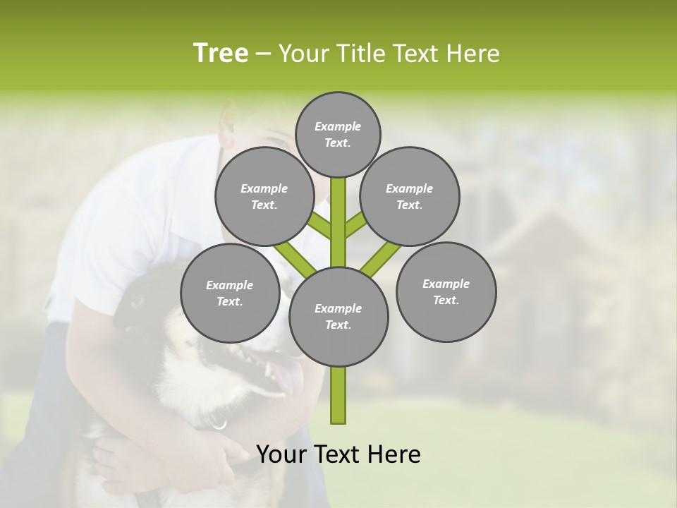 Outdoors Puppy Vacation PowerPoint Template