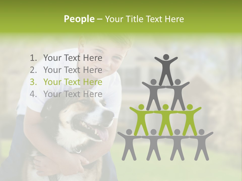 Outdoors Puppy Vacation PowerPoint Template