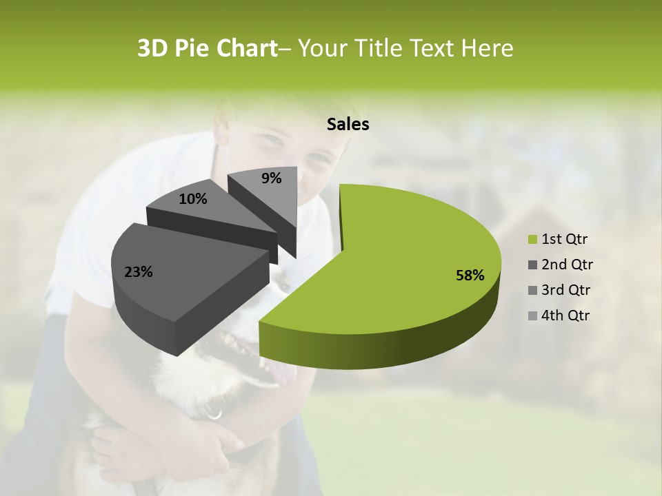 Outdoors Puppy Vacation PowerPoint Template