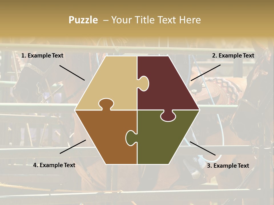 West Competition Calf PowerPoint Template