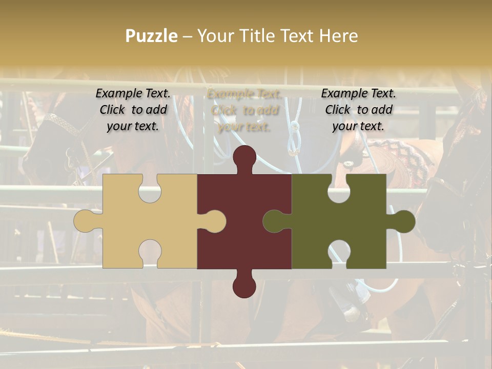 West Competition Calf PowerPoint Template