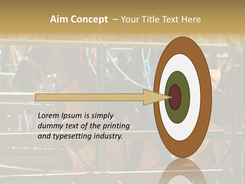 West Competition Calf PowerPoint Template