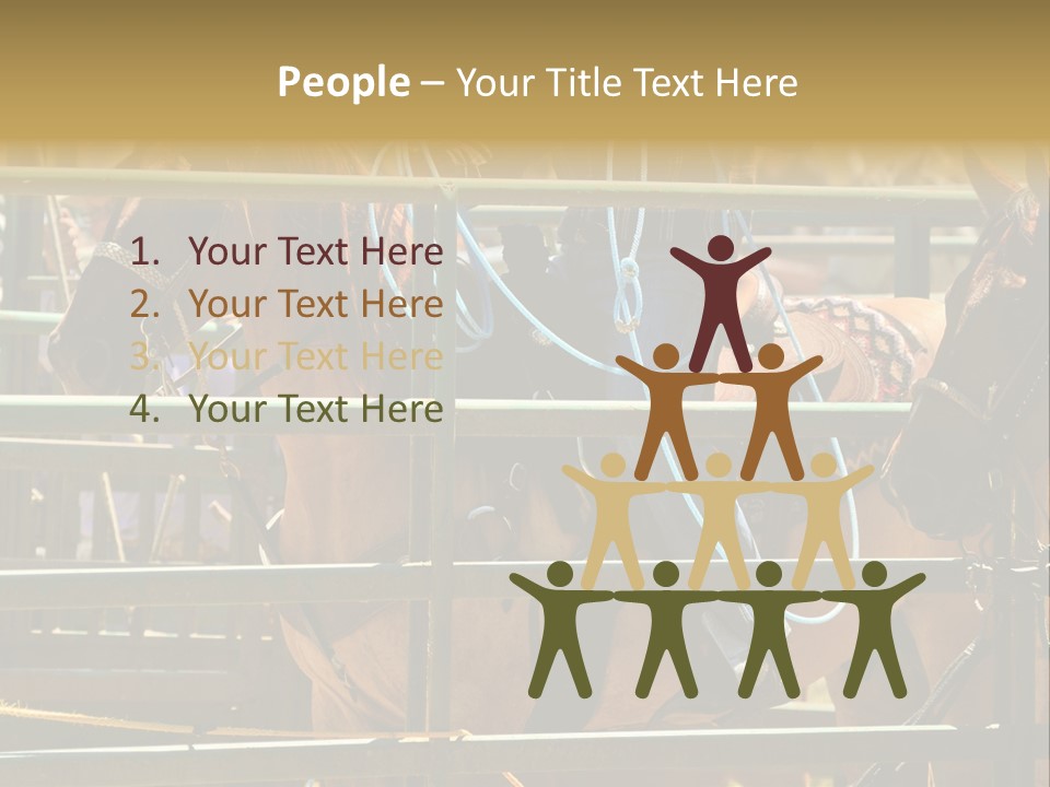 West Competition Calf PowerPoint Template